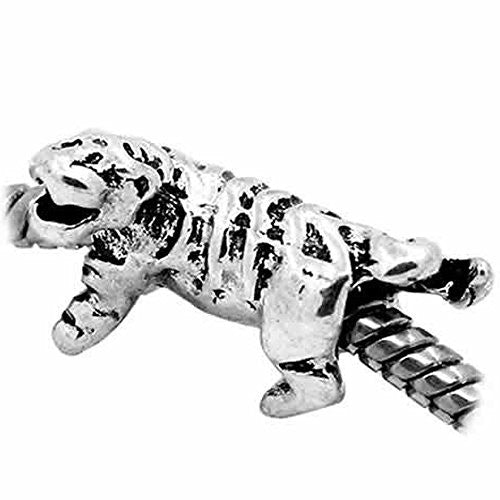 Tiger European Bead Compatible for Most European Snake Chain Bracelet - Sexy Sparkles Fashion Jewelry - 1