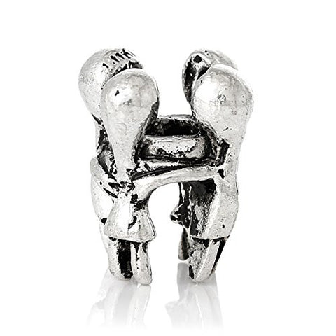 Family Hugging Charm Bead - Sexy Sparkles Fashion Jewelry - 1