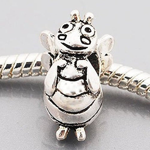 Dreaming Bee Charm European Bead Compatible for Most European Snake Chain Bracelet - Sexy Sparkles Fashion Jewelry - 2