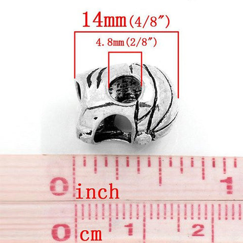 Helmet Spacer European Bead Compatible for Most European Snake Chain Bracelet - Sexy Sparkles Fashion Jewelry - 2