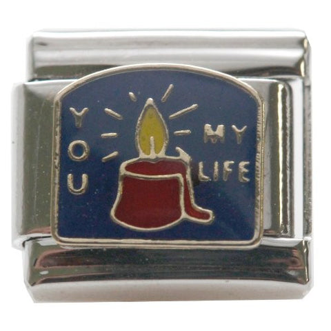 You Light Up My Life Italian Link Bracelet Charm - Sexy Sparkles Fashion Jewelry - 1