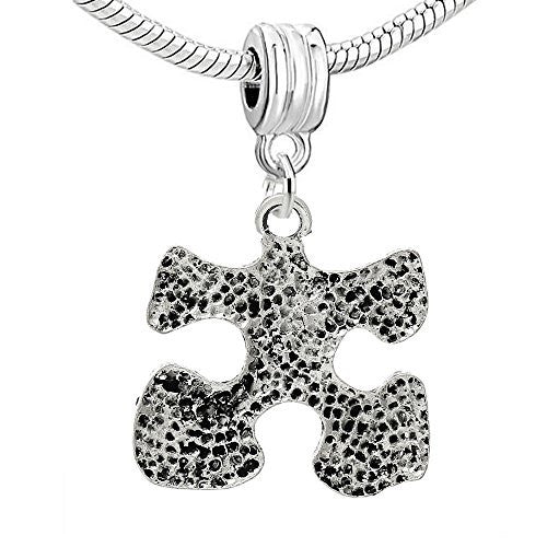 Puzzle Piece Charm Bead Pendant - Sexy Sparkles Fashion Jewelry