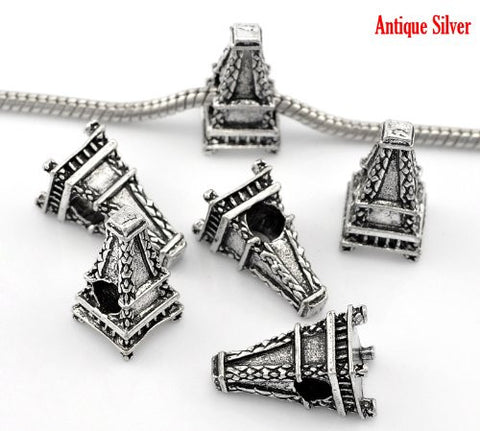 Paris Eiffel Tower Charm European Bead Compatible for Most European Snake Chain Bracelet - Sexy Sparkles Fashion Jewelry - 2