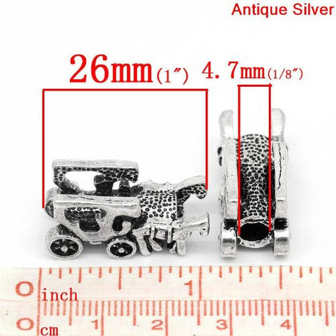 Horse and Carriage Bead Compatible for Most European Snake Chain Braceletpacers For Snake Chain Charm Bracelet - Sexy Sparkles Fashion Jewelry - 3