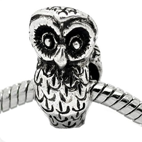 Owl Charm Bead For European Snake Chain Charm Bracelet - Sexy Sparkles Fashion Jewelry - 1