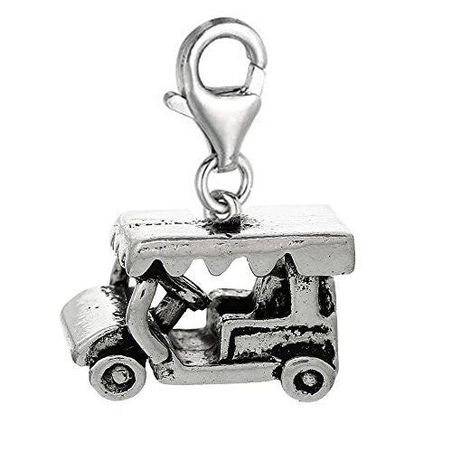 Car/ Wagon Clip On For Bracelet Charm Pendant for European Charm Jewelry w/ Lobster Clasp - Sexy Sparkles Fashion Jewelry
