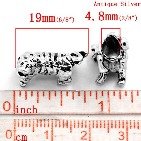 Tiger European Bead Compatible for Most European Snake Chain Bracelet - Sexy Sparkles Fashion Jewelry - 3