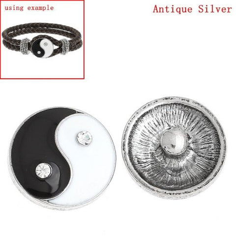 Chunk Snap Buttons Fits Snaps Chunk Bracelet - Sexy Sparkles Fashion Jewelry - 2