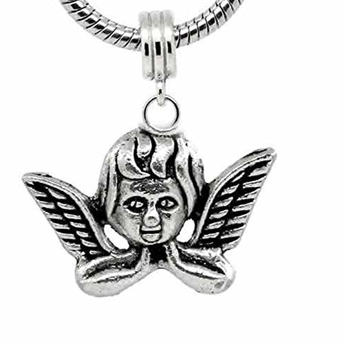 Angel Charm Dangle Bead Spacer For Snake Chain Charm Bracelet - Sexy Sparkles Fashion Jewelry