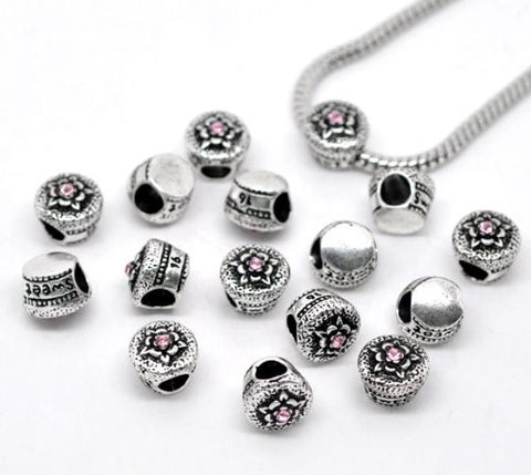 Sweet 16 Cup Cake European Bead Compatible for Most European Snake Chain Bracelet - Sexy Sparkles Fashion Jewelry - 2