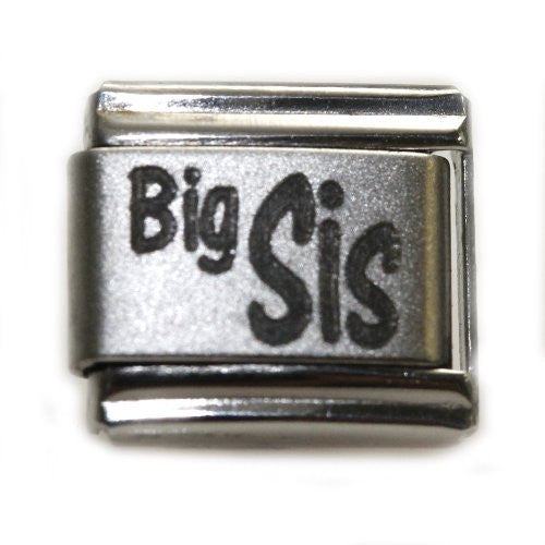 Big Sis Italian Link Bracelet Charm - Sexy Sparkles Fashion Jewelry - 1