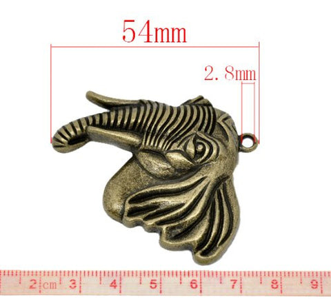 Antique Bronze Plated Elephant Pendant for Necklace - Sexy Sparkles Fashion Jewelry - 3
