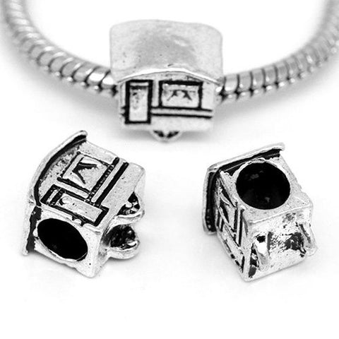 Rv Camper Trailer Bead Spacer for Snake Chain Charm Bracelet - Sexy Sparkles Fashion Jewelry - 3