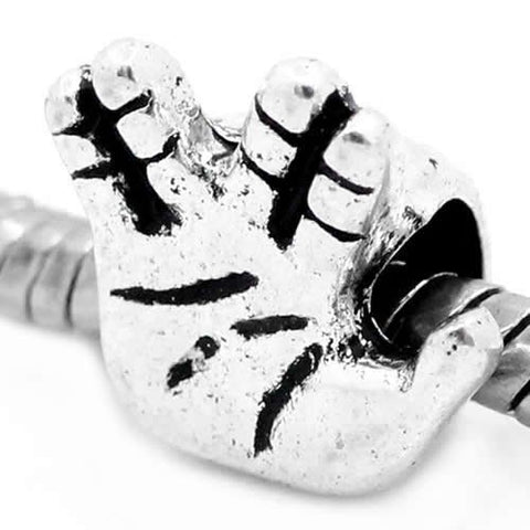 Fingers Crossed Good Luck Charm European Bead Compatible for Most European Snake Chain Bracelet - Sexy Sparkles Fashion Jewelry - 4