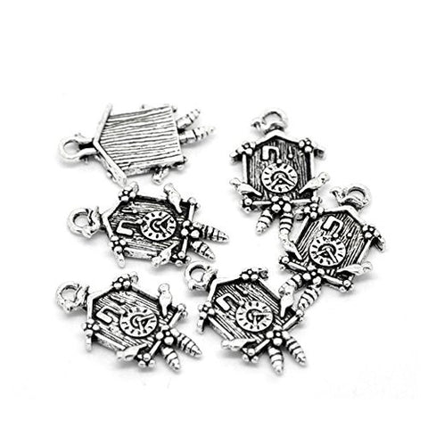 Cuckoo Clock Charm Pendant for Necklace - Sexy Sparkles Fashion Jewelry - 2