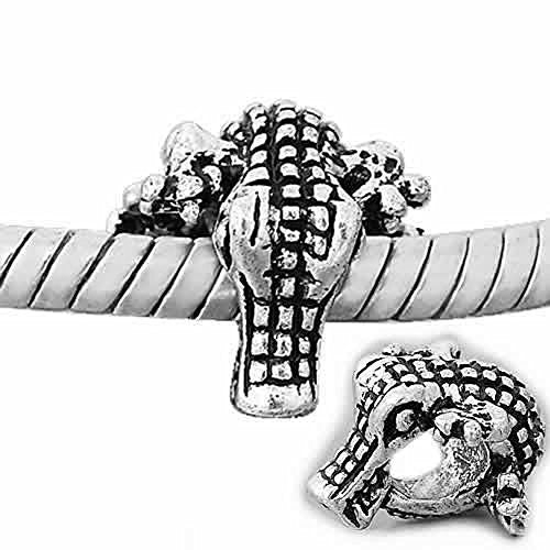 Crocodile European Bead Compatible for Most European Snake Chain Bracelet - Sexy Sparkles Fashion Jewelry