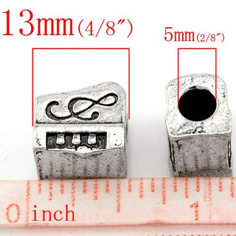 Piano Keyboard Musical Instrument European Bead Compatible for Most European Snake Chain Charm Bracelet - Sexy Sparkles Fashion Jewelry - 3