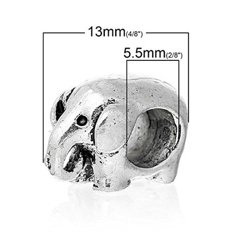 Elephant Bead Compatible for Most European Snake Chain Bracelet - Sexy Sparkles Fashion Jewelry - 2