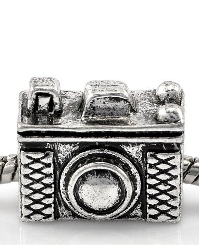 Camera Charm European Bead Compatible for Most European Snake Chain Bracelet - Sexy Sparkles Fashion Jewelry