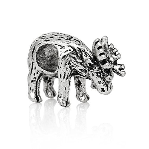 Christmas Reindeer Bead Compatible for Most European Snake Chain Bracelet - Sexy Sparkles Fashion Jewelry - 1