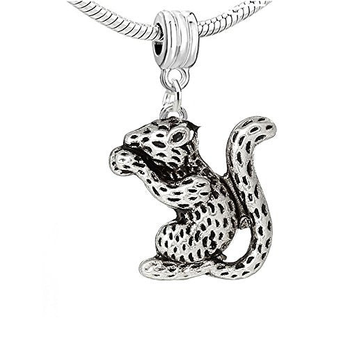 Mouse Eating Cheese Bead Compatible for Most European Snake Chain Bracelet - Sexy Sparkles Fashion Jewelry