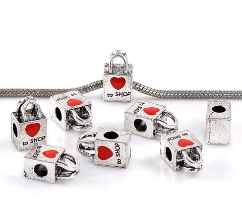 Love to Shop Charm European Bead Compatible for Most European Snake Chain Bracelet - Sexy Sparkles Fashion Jewelry - 2