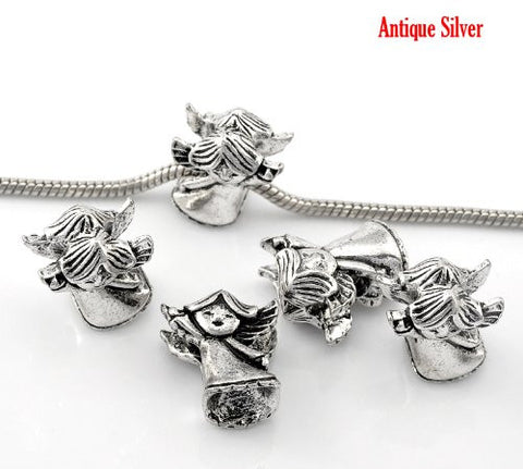 Dancing Angel Bead European Bead Compatible for Most European Snake Chain Charm Bracelet - Sexy Sparkles Fashion Jewelry - 2