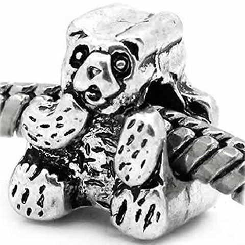Cute Teddy Bear Charm European Bead Compatible for Most European Snake Chain Bracelet - Sexy Sparkles Fashion Jewelry - 1