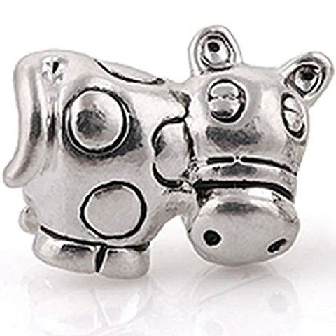 Dairy Cow Bead European Bead Compatible for Most European Snake Chain Charm Bracelet - Sexy Sparkles Fashion Jewelry - 1