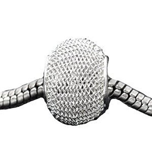 Mesh Spacer European Bead Compatible for Most European Snake Chain Bracelet - Sexy Sparkles Fashion Jewelry