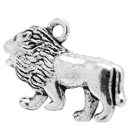 Lion Animal Bracelet Necklace Charm Pendant - Sexy Sparkles Fashion Jewelry - 1