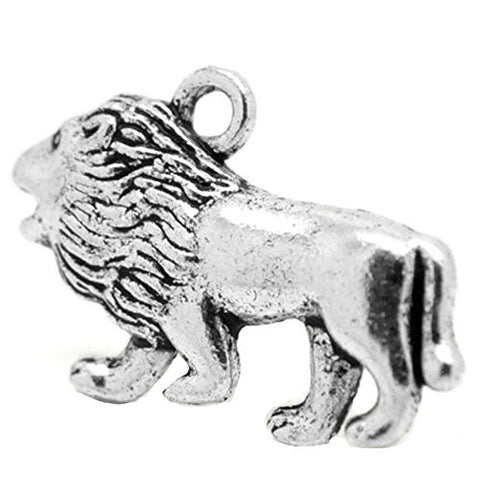 Lion Animal Bracelet Necklace Charm Pendant - Sexy Sparkles Fashion Jewelry - 1