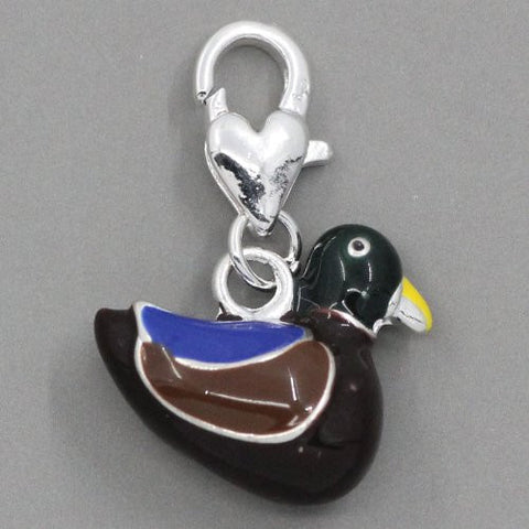 Duck Clip on Pendant for European Charm Jewelry w/ Lobster Clasp - Sexy Sparkles Fashion Jewelry - 2