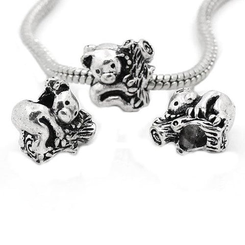 Koala Hugging Tree European Bead Compatible for Most European Snake Chain Bracelet - Sexy Sparkles Fashion Jewelry - 3
