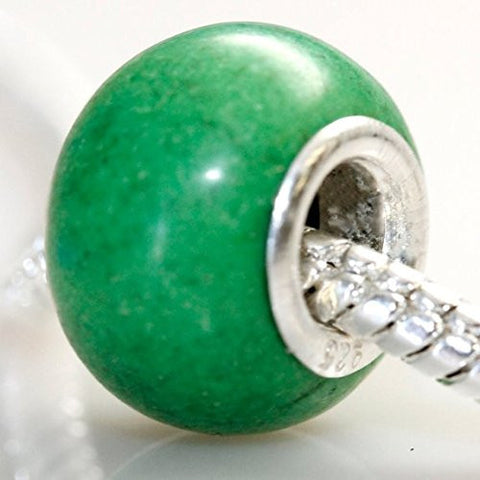 Green Charm European Bead Compatible for Most European Snake Chain Bracelet - Sexy Sparkles Fashion Jewelry - 2