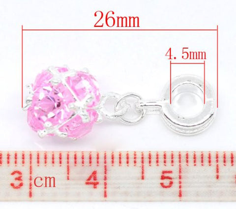 June Birthstone European Bead Compatible for Most European Snake Chain Charm Bracelet - Sexy Sparkles Fashion Jewelry - 2