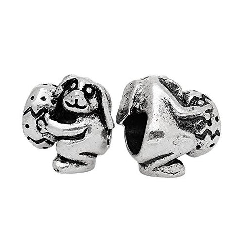 Lovely Dog Charm Bead for European Snake Chain Charm Bracelet - Sexy Sparkles Fashion Jewelry - 2