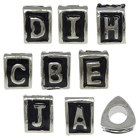 Letter  "D" Triangle Spacer European European Bead Compatible for Most European Snake Chain Charm Bracelet - Sexy Sparkles Fashion Jewelry - 2