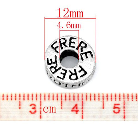 Brother Spacer European Bead Compatible for Most European Snake Chain Bracelet - Sexy Sparkles Fashion Jewelry - 3