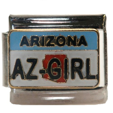 Arizona Girl Italian Bracelet Charm - Sexy Sparkles Fashion Jewelry - 1