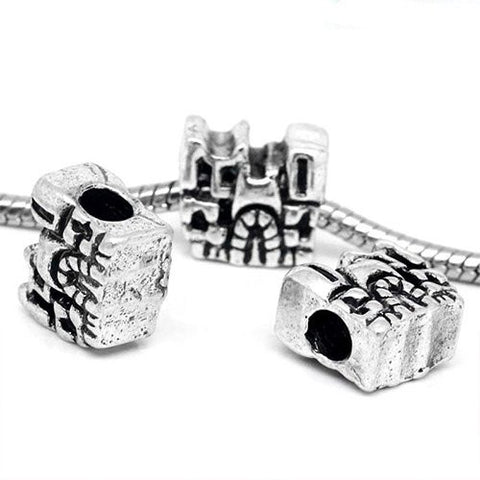 Princess Castle European Bead Compatible for Most European Snake Chain Bracelet - Sexy Sparkles Fashion Jewelry - 3