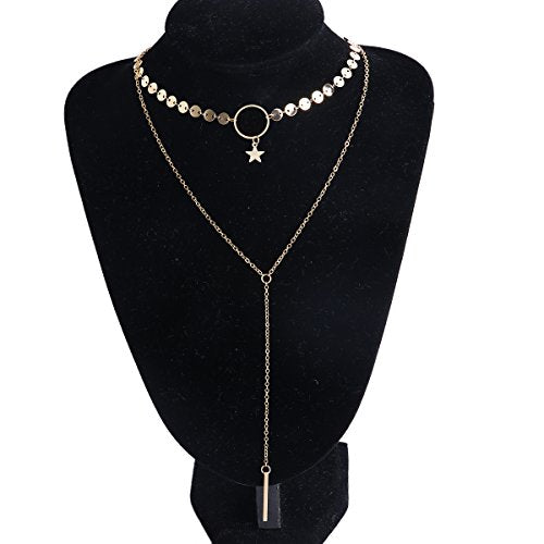 Sexy Sparkles y shaped necklaces for women Lariat Silver Tone