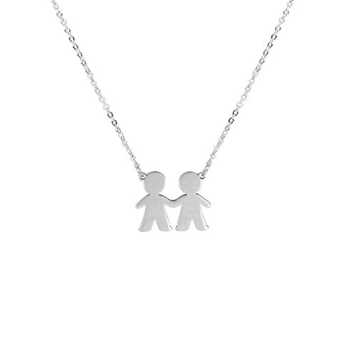 Sexy Sparkles Stainless Steel Boy & Girl or Twin Boys Sons Necklace & Pendant to choose