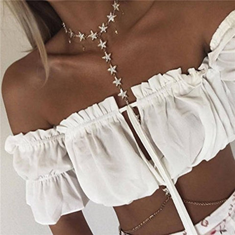 SEXY SPARKLES Rhinestone Bra Chain Sexy Harness Bikini Body Chain, leg Chain Jewelry