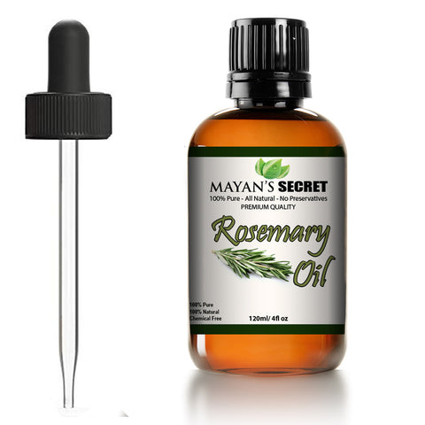 Rosemary Essential Oil Huge 100% Pure & Natural – Premium Therapeutic Grade-4oz Glass bottle