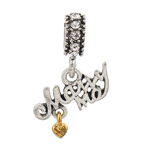 Sexy Sparkles Marry Me Charm Compatible with Pandora Charms Bracelets Dangling Heart