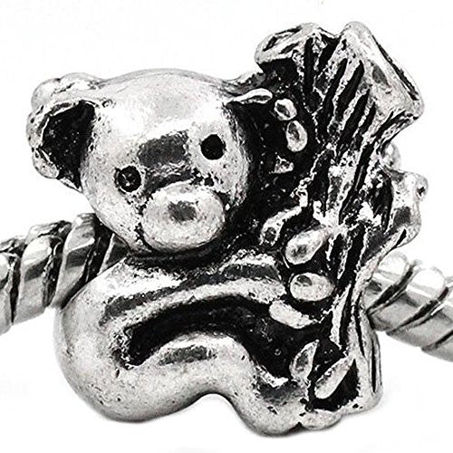Koala Hugging Tree European Bead Compatible for Most European Snake Chain Bracelet - Sexy Sparkles Fashion Jewelry - 1