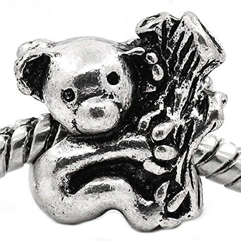 Koala Hugging Tree European Bead Compatible for Most European Snake Chain Bracelet - Sexy Sparkles Fashion Jewelry - 1