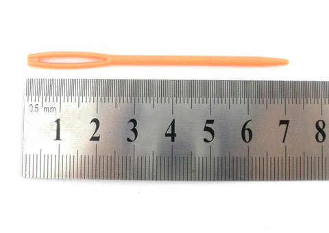 Sexy Sparkles 20 Pcs 2 3/4inch  Multicolor Plastic Sewing Needles