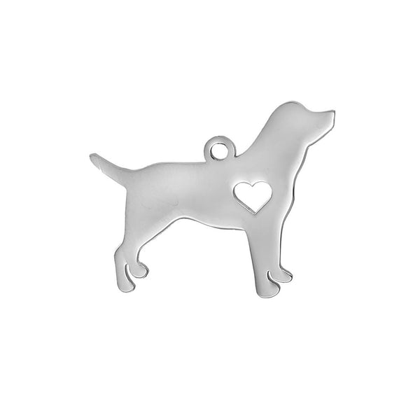 SEXY SPARKLES Stainless Steel Dog Pendants Shapes Dog Lover Gift Personalize with Name